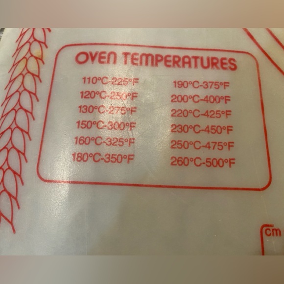 22x18 Vintage Tupperware dough/pastry rolling mat. Get perfect even sizes. 1977 - Picture 3 of 9